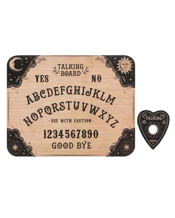 Vintage Ouija Hexenbrett mit Planchette als Deko ★