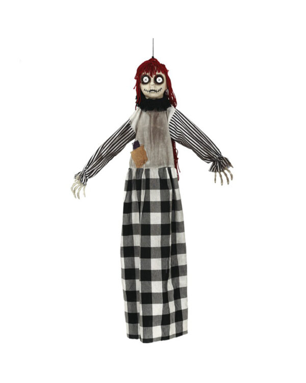 Creepy Voodoo Puppe Hängefigur für Halloween