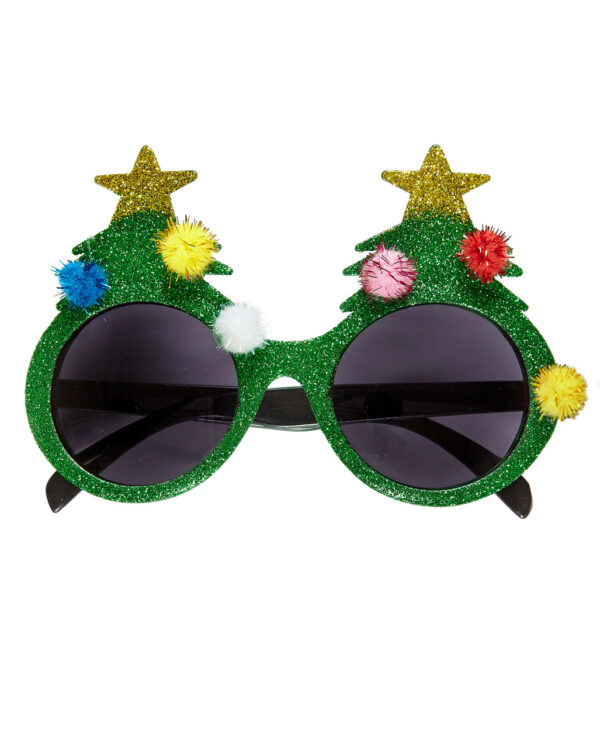 Weihnachtsbaum Brille  Scherzbrille & Faschingsbrille