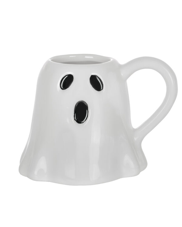 Weißer Geist als Tasse 10cm für Halloween