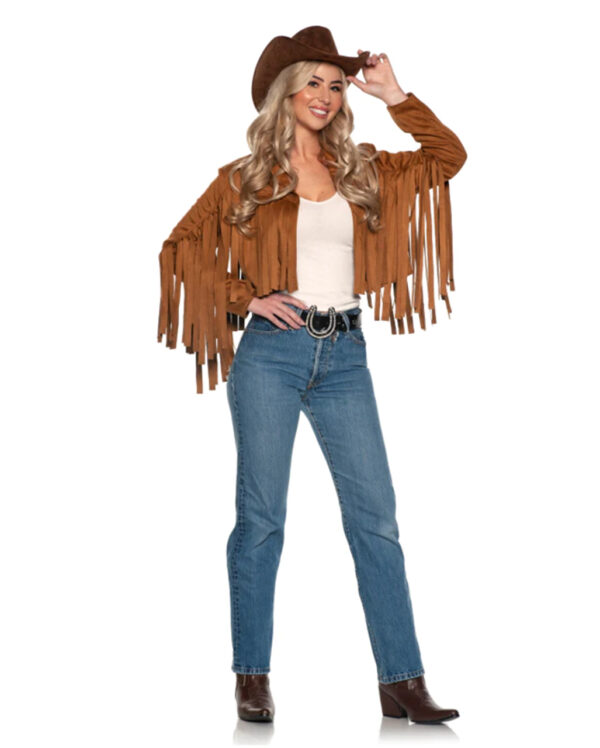 Western Fransen Jacke für Damen für Cowgirl Kostüme XL