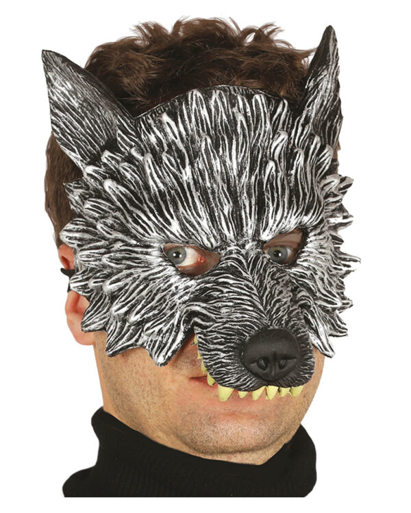 Wolf Halbmaske Halloween Maske