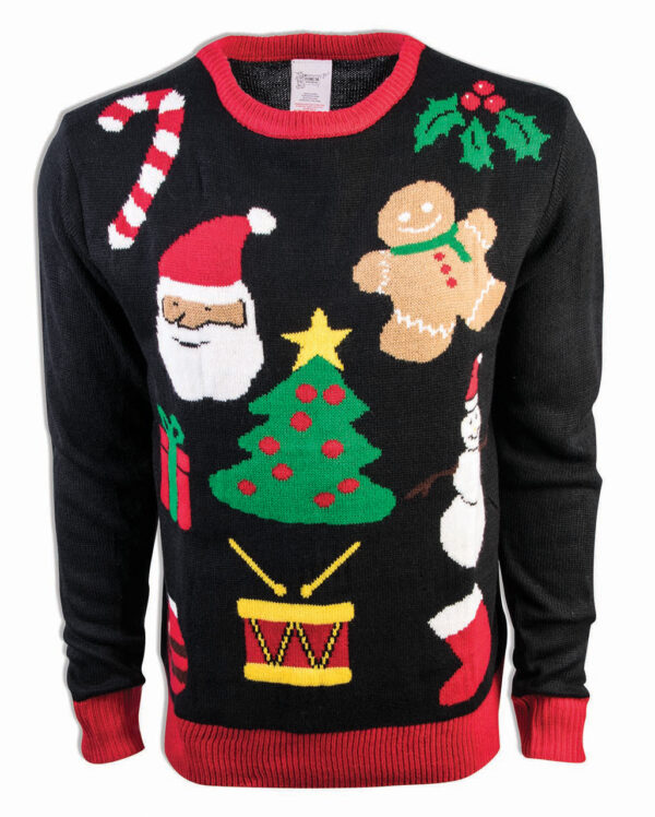 X-Mas Motive Weihnachtspullover  Christmas Sweater S