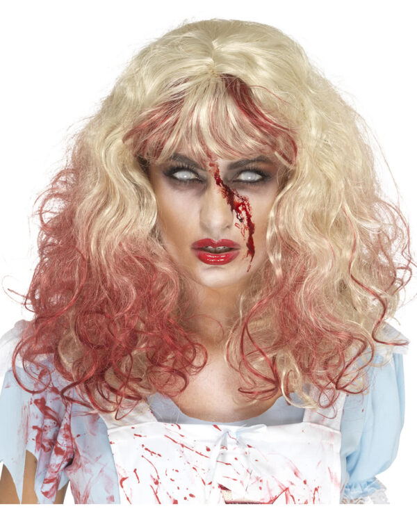 Blutige Zombie Alice Perücke