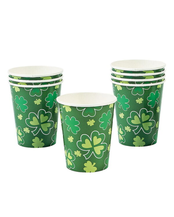 St. Patrick's Day Pappbecher 8 St.