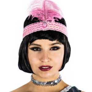 Flapper Stirnband rosa