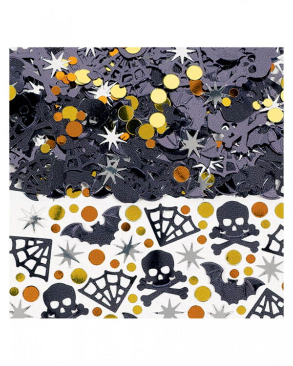 Spooky Halloween Konfetti - Metallic