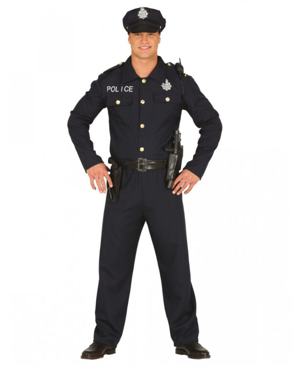 Police Officer Herrenkostüm L