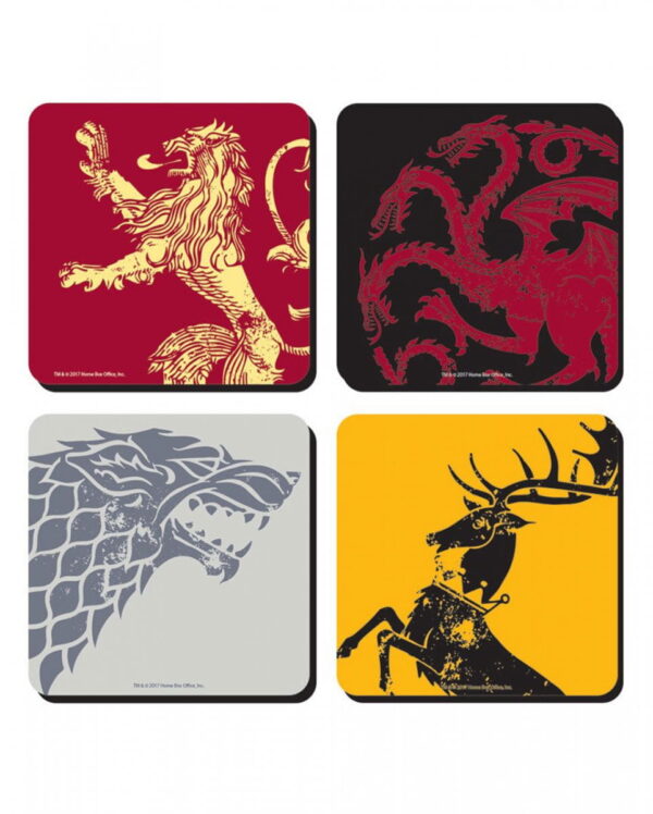 Game of Thrones Untersetzer 4er Set