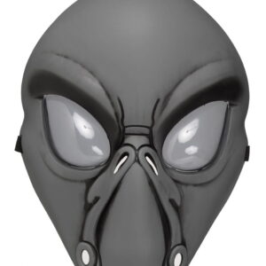 Graue Alien Halbmaske