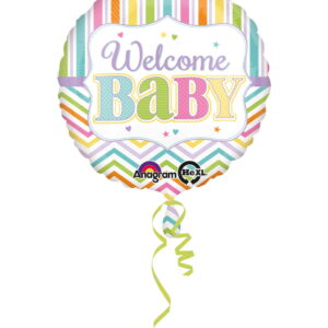 Welcome Baby Folienballon 43cm