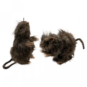 Haarige Mini Ratte 10 cm