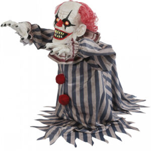 Attackierender Horrorclown Animatronic