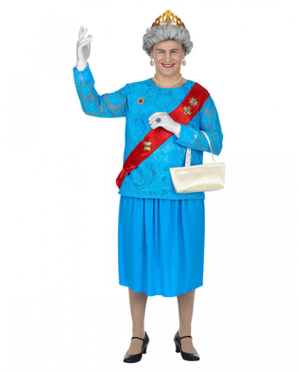 Queen Elizabeth Männerkostüm XL