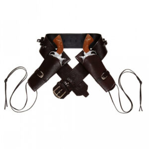 Doppelter Western Kunstleder Holster