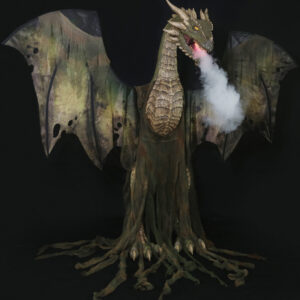 Riesiger Wald Drache Animatronic