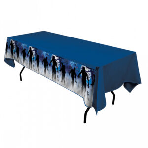 Zombie Party Tischdecke Blau