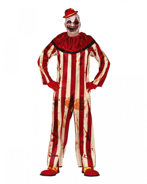 Billy the Bloody Killer Clown Herren Kostüm L