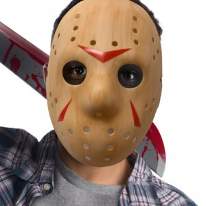 Friday the 13th Jason Voorhees Maske Holzoptik