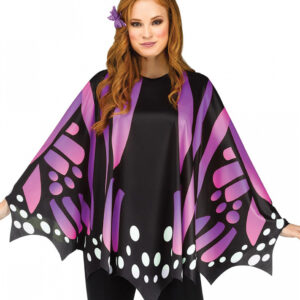 Schmetterlings Flügel Poncho Lila