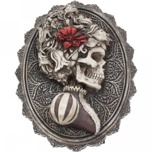 Gothic Skelett Dame Day of the Dead Wandbild