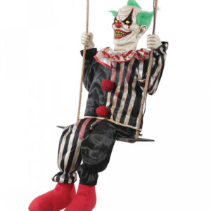 Schaukelnder Horror Clown Chuckles Animatronic