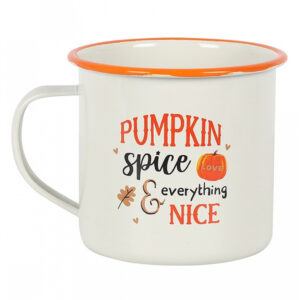 Pumpkin Spice Emaille Becher