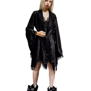 KILLSTAR Devils Lullaby Satin Robe 4XL