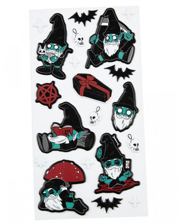 KILLSTAR Gnome Puff Sticker Set