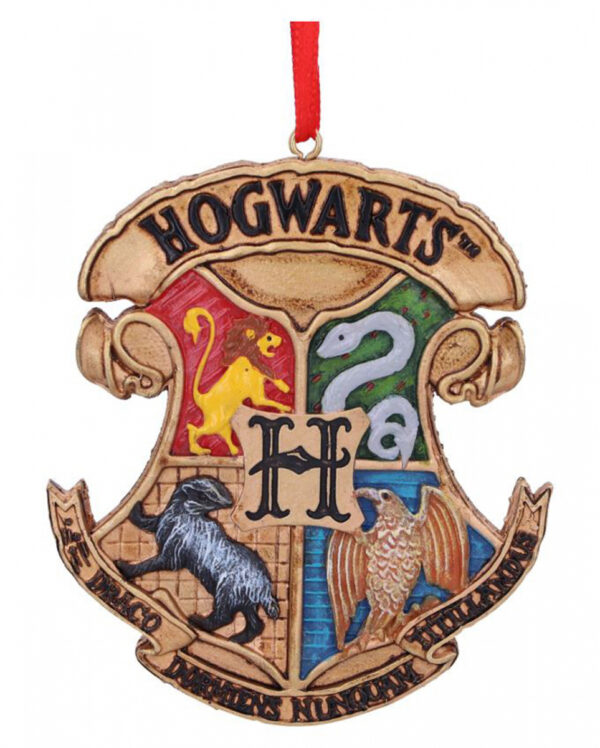 Harry Potter Hogwarts Crest Weihnachtskugel