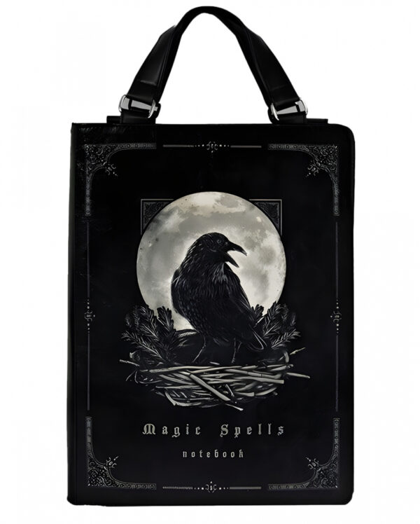 Raben Mond Gothic Handtasche "Magic Spells"