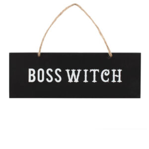 "Boss Witch" Hängeschild 20cm