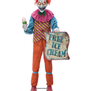 Ice Cream Horrorclown Halloween Animatronic 180cm