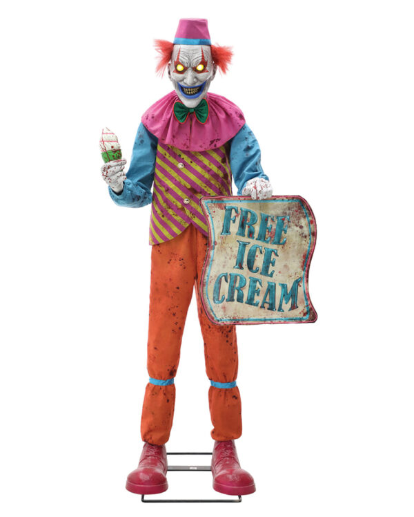 Ice Cream Horrorclown Halloween Animatronic 180cm