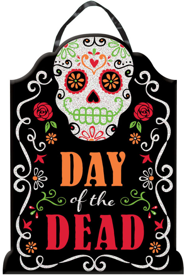 Deko Schild 'Day of the Dead' Farbe: Multicolor