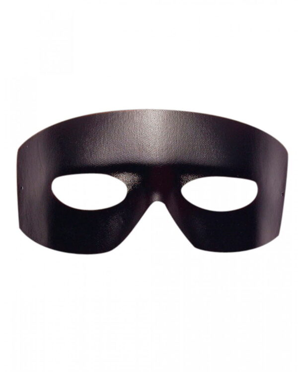 Banditen Maske in Lederoptik