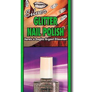 Glitter Nagellack silber