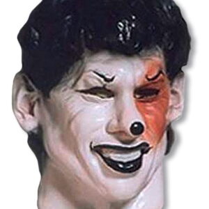 Schwarzer Joker Foamlatex Maske