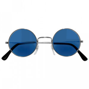 Blaue 70er Sonnenbrille