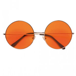 Orange 70er Sonnenbrille