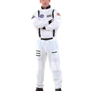 Astronauten Overall Kostüm weiß