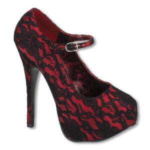 High Heels mit Spitze 36