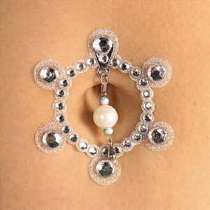 Bauchnabel Schmuck mit Strass