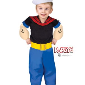 Original Popeye Kleinkinder Kostüm L