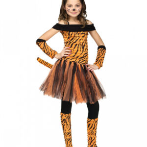 Miss Tiger Kinderkostüm L