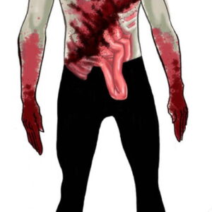 Zombie Skin Suit L