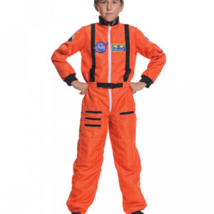 Astronauten Kinder Kostüm Orange L