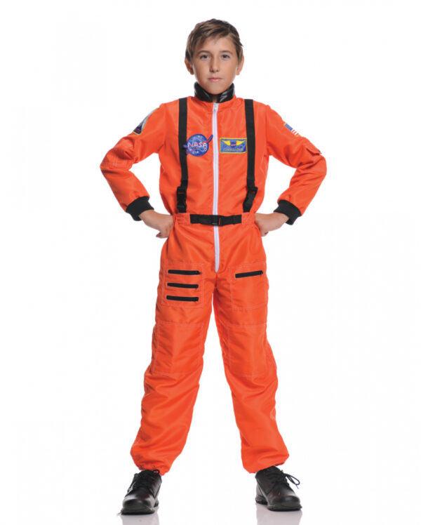 Astronauten Kinder Kostüm Orange L