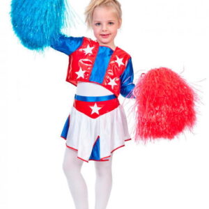 Cheerleader Kinderkostüm M / 128