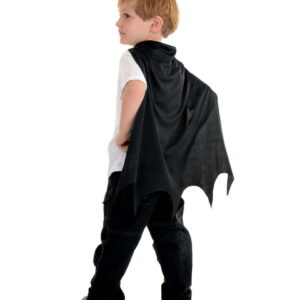 Fledermaus Kinder Cape schwarz